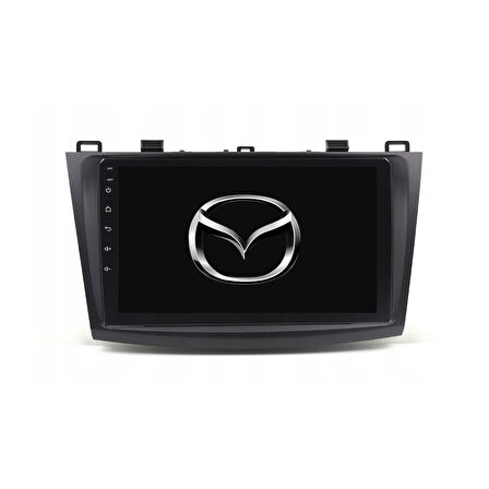 Mazda Mazda 3 Araç Multimedya Android Ekran Carplay Navigasyon Double Teyp 2+32 9" 10-13 Black CADENCE