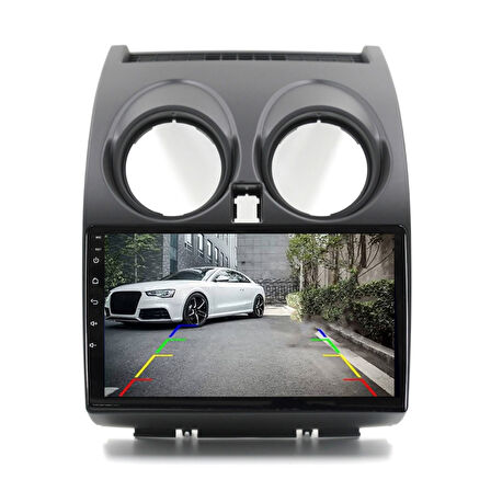 Nissan Qashqai Araç Multimedya Android Ekran Carplay Double Teyp 2+32 9" 07-13 Black CADENCE