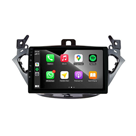 Opel Corsa E Araç Multimedya Android Ekran Carplay Double Teyp 2+32 9" 14-19 P.Black CADENCE
