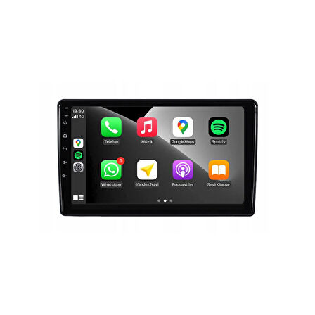 Peugeot 2008 Araç Multimedya Android Ekran Carplay Navigasyon Double Teyp 2+32 9" 19-21 Black CADENCE