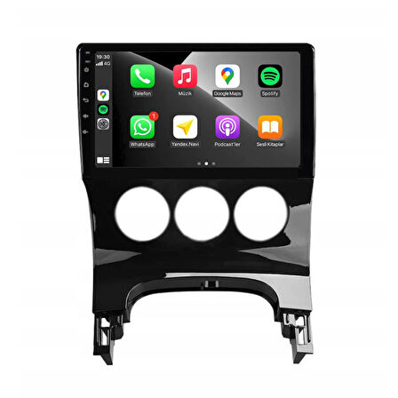 Peugeot 3008 Araç Multimedya Android Ekran Carplay Double Teyp 2+32 9" 09-15 P.Black CADENCE
