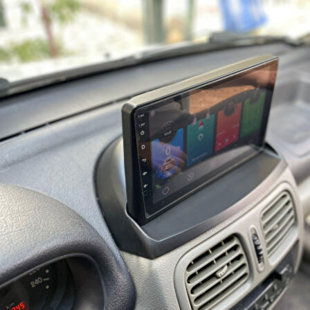Renault Clıo 2 Araç Multimedya Android Ekran Carplay Double Teyp 2+32 9" 98-06 Black CADENCE