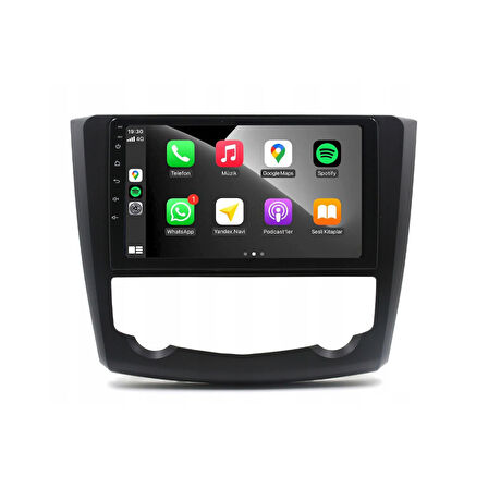 Renault Kadjar Araç Multimedya Android Ekran Carplay Double Teyp 2+32 9" 16-19 Black CADENCE