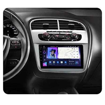 Seat Altea Araç Multimedya Android Ekran Carplay Navigasyon Double Teyp 2+32 9" 04-10 Gri CADENCE