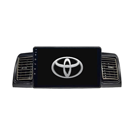 Toyota Corolla Araç Multimedya Android Ekran Carplay Double Teyp 4+64 9" 02-06 Black BLUEWAY