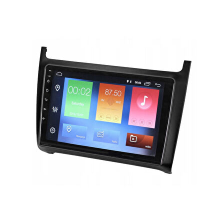 Volkswagen Polo 7 Araç Multimedya Android Ekran Carplay Double Teyp 4+64 9" 10-20 Black BLUEWAY