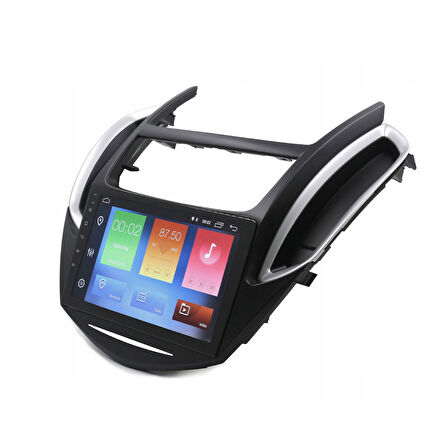 Chevrolet Trax Araç Multimedya Android Ekran Carplay Double Teyp 4+64 9" 13-14 Black CADENCE