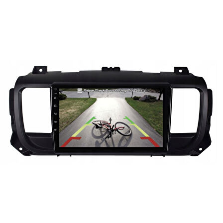 Citroën Jumpy Araç Multimedya Android Ekran Carplay Navigasyon Double Teyp 4+64 9" 17-23 Black CADENCE