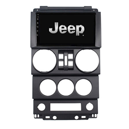 Jeep Wrangler Araç Multimedya Android Ekran Carplay Navigasyon Double Teyp 4+64 9" 07-10 Black CADENCE