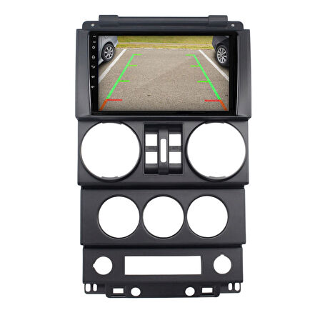 Jeep Wrangler Araç Multimedya Android Ekran Carplay Navigasyon Double Teyp 4+64 9" 07-10 Black CADENCE