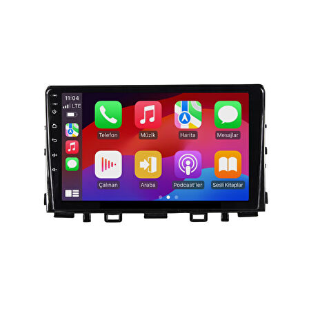Kia Rio Araç Multimedya Android Ekran Carplay Navigasyon Double Teyp 4+64 9" 17-21 P.Black CADENCE