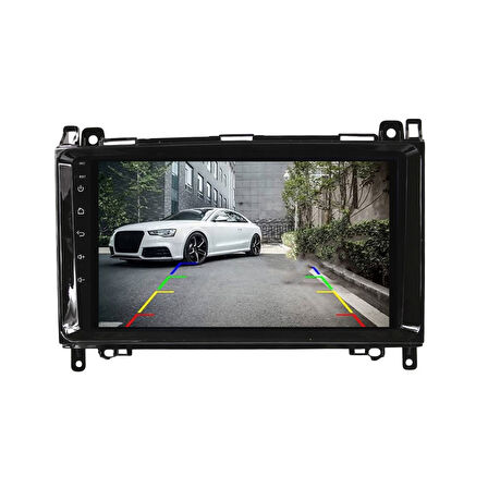 Mercedes B200 Araç Multimedya Android Ekran Carplay Navigasyon Double Teyp 4+64 9" 05-11 Black CADENCE