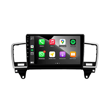 Mercedes Benz Ml Araç Multimedya Android Ekran Carplay Double Teyp 4+64 9" 12-15 BLACK/SİLVER CADENCE
