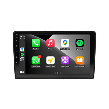 Mitsubishi L200 Araç Multimedya Android Ekran Carplay Double Teyp 4+64 9" 20-23 Black CADENCE