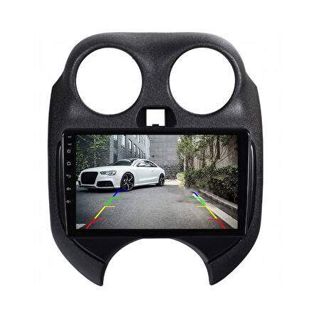 Nissan Micra Araç Multimedya Android Ekran Carplay Navigasyon Double Teyp 4+64 9" 11-13 Black CADENCE