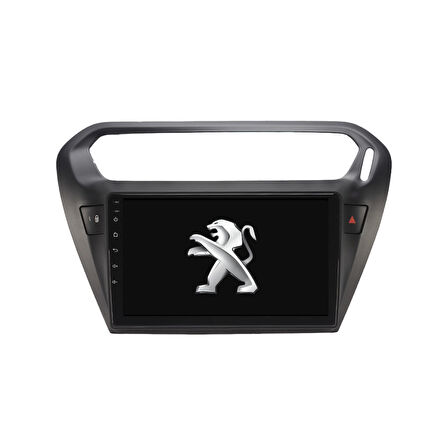 Peugeot 301 Araç Multimedya Android Ekran Carplay Navigasyon Double Teyp 4+64 9" 12-20 Black CADENCE