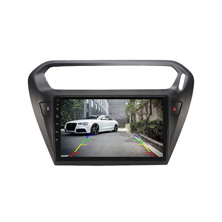Peugeot 301 Araç Multimedya Android Ekran Carplay Navigasyon Double Teyp 4+64 9" 12-20 Black CADENCE