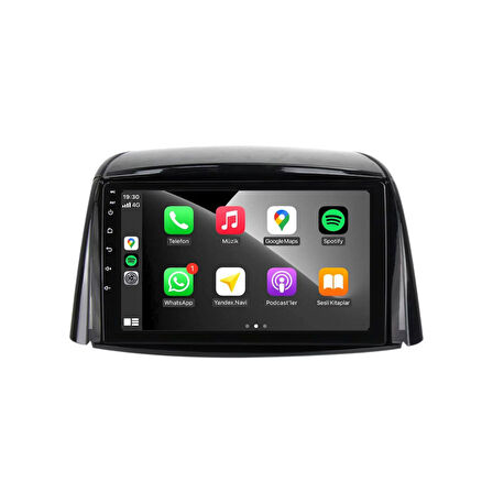 Renault Koleos Araç Multimedya Android Ekran Carplay Double Teyp 4+64 9" 09-16 P.Black CADENCE