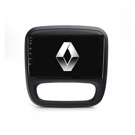 Renault Trafic Araç Multimedya Android Ekran Carplay Double Teyp 4+64 9" 15-21 Black CADENCE
