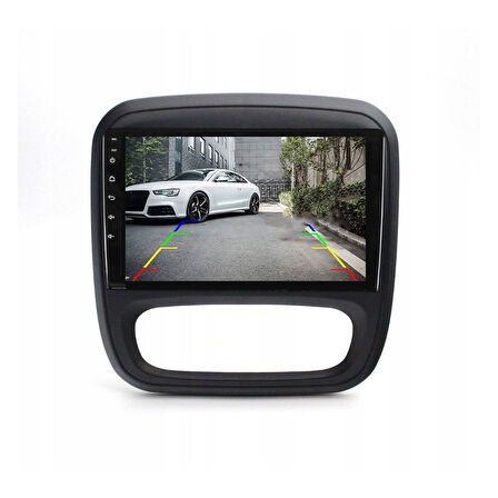 Renault Trafic Araç Multimedya Android Ekran Carplay Double Teyp 4+64 9" 15-21 Black CADENCE