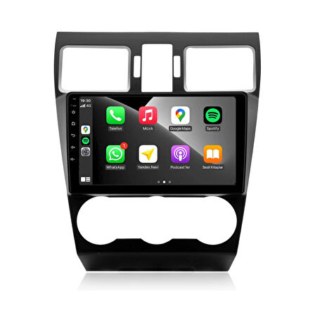 Subaru Forester Araç Multimedya Android Ekran Carplay Double Teyp 4+64 9" 12-15 Black CADENCE