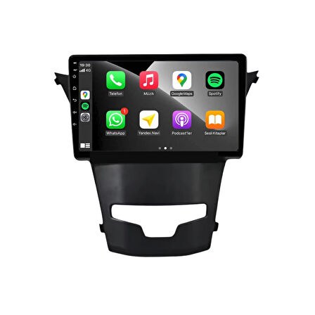 Ssangyong Korando Araç Multimedya Android Ekran Carplay Double Teyp 4+64 9" 13-15 Black CADENCE
