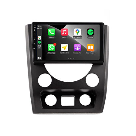 Ssangyong Rexton Araç Multimedya Android Ekran Carplay Double Teyp 4+64 9" 13-16 Black CADENCE