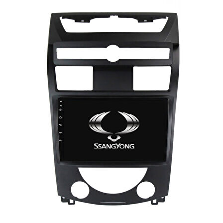 Ssangyong Rexton Araç Multimedya Android Ekran Carplay Double Teyp 4+64 9" 08-13 Black CADENCE