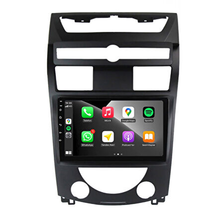 Ssangyong Rexton Araç Multimedya Android Ekran Carplay Double Teyp 4+64 9" 08-13 Black CADENCE