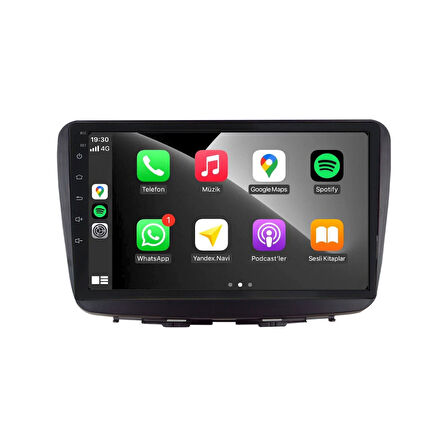 Suzuki Baleno Araç Multimedya Android Ekran Carplay Navigasyon Double Teyp 4+64 9" 16-18 Black CADENCE