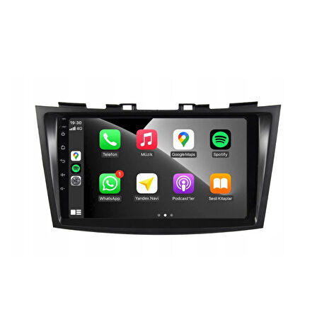 Suzuki Swift Araç Multimedya Android Ekran Carplay Navigasyon Double Teyp 4+64 9" 11-16 Black CADENCE