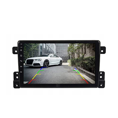 Suzuki Vitara Araç Multimedya Android Ekran Carplay Navigasyon Double Teyp 4+64 9" 06-12 Black CADENCE