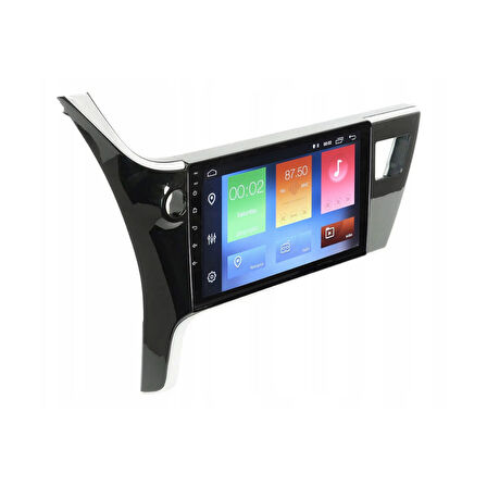 Toyota Corolla Araç Multimedya Android Ekran Carplay Double Teyp 4+64 9" 17-18 Black CADENCE