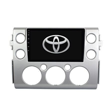 Toyota FJ Cruiser Araç Multimedya Android Ekran Carplay Double Teyp 4+64 9" 07-08 Silver CADENCE