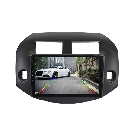 Toyota Rav 4 Araç Multimedya Android Ekran Carplay Navigasyon Double Teyp 4+64 9" 06-12 Black CADENCE