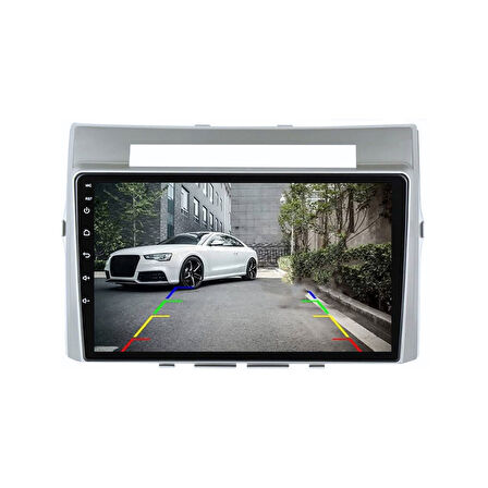 Toyota Verso Araç Multimedya Android Ekran Carplay Navigasyon Double Teyp 4+64 9" 04-09 Silver CADENCE