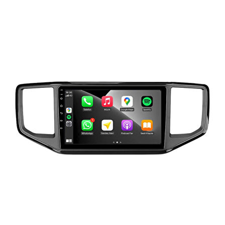 Volkswagen Amarok Araç Multimedya Android Ekran Carplay Double Teyp 4+64 9" 16-20 Black CADENCE