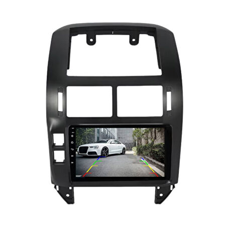 Volkswagen Polo Araç Multimedya Android Ekran Carplay Double Teyp 4+64 9" 05-09 Black CADENCE