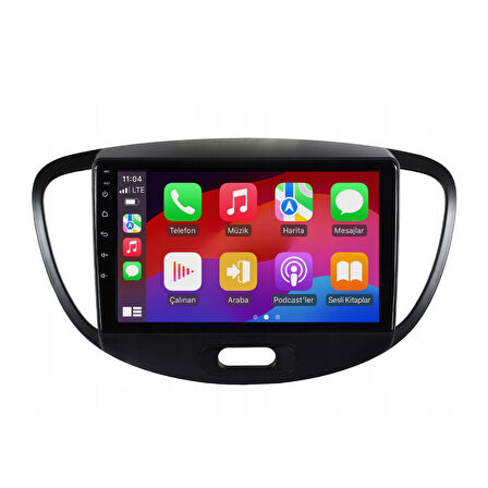 Hyundai i10 - Araç Multimedya Ekran - 6GB 128GB - S - Black - 2008 - 2012 - 9 Inch - UPG - MYWAY