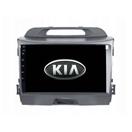 Kia Sportage - Araç Multimedya Ekran - 6GB 128GB - S - Gri - 2010 - 2015 - 9 Inch - UPG - MYWAY
