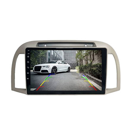 Nissan MİCRA - Araç Multimedya Ekran - 6GB 128GB - S - Bej - 2002 - 2010 - 9 Inch - UPG - MYWAY