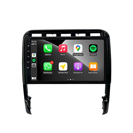 Porsche Cayenne - Araç Multimedya Ekran - 6GB 128GB - S - Piano Black - 2003 - 2010 - 9 Inch - UPG - MYWAY