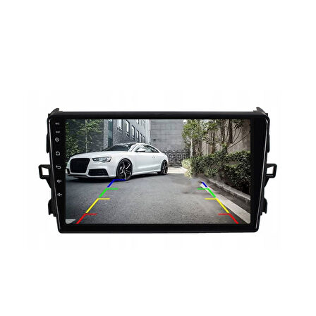 Toyota Auris - Araç Multimedya Ekran - 6GB 128GB - S - Black - 2007 - 2012 - 9 Inch - UPG - MYWAY