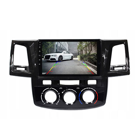 Toyota Hilux - Araç Multimedya Ekran - 6GB 128GB - Analog - Piano Black - 2008 - 2015 - 9 Inch - UPG - MYWAY