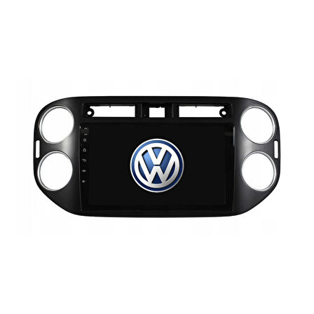 Volkswagen Tiguan - Araç Multimedya Ekran - 6GB 128GB - S - Black - 2007 - 2015 - 9 Inch - UPG - MYWAY