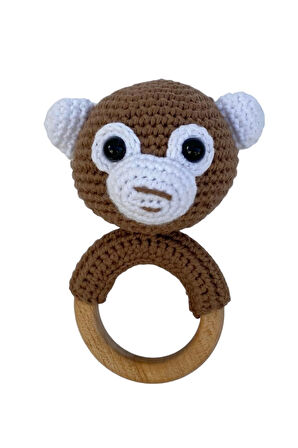 Amigurumi Diş Kaşıyıcı Maymun