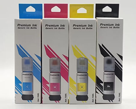 Dpi Toner Epson 103 Muadil Takım Mürekkep Kartuş 4’lü Paket (C/M/Y/K set) – 70 ml