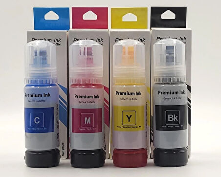 Dpi Toner Epson T103 4’lü Paket Muadil Mürekkep Kartuş (CMYK) – 001/002/003/004/101-106/502/504/512/544 – 70ml