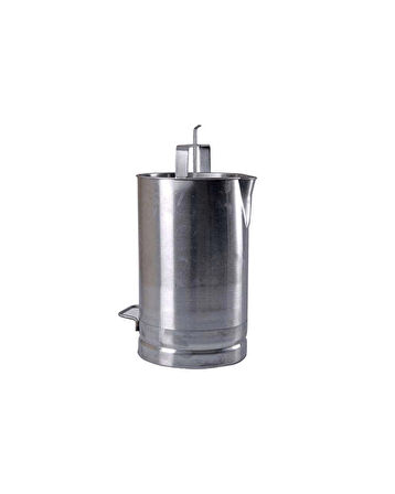 20 Litre Süt Ölçer Kovası Krom (Ölçek)