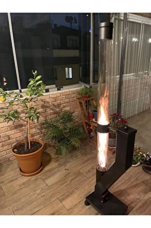 PELET SOBA ISI CAMLI TEKERLEKLİ A KALİTE